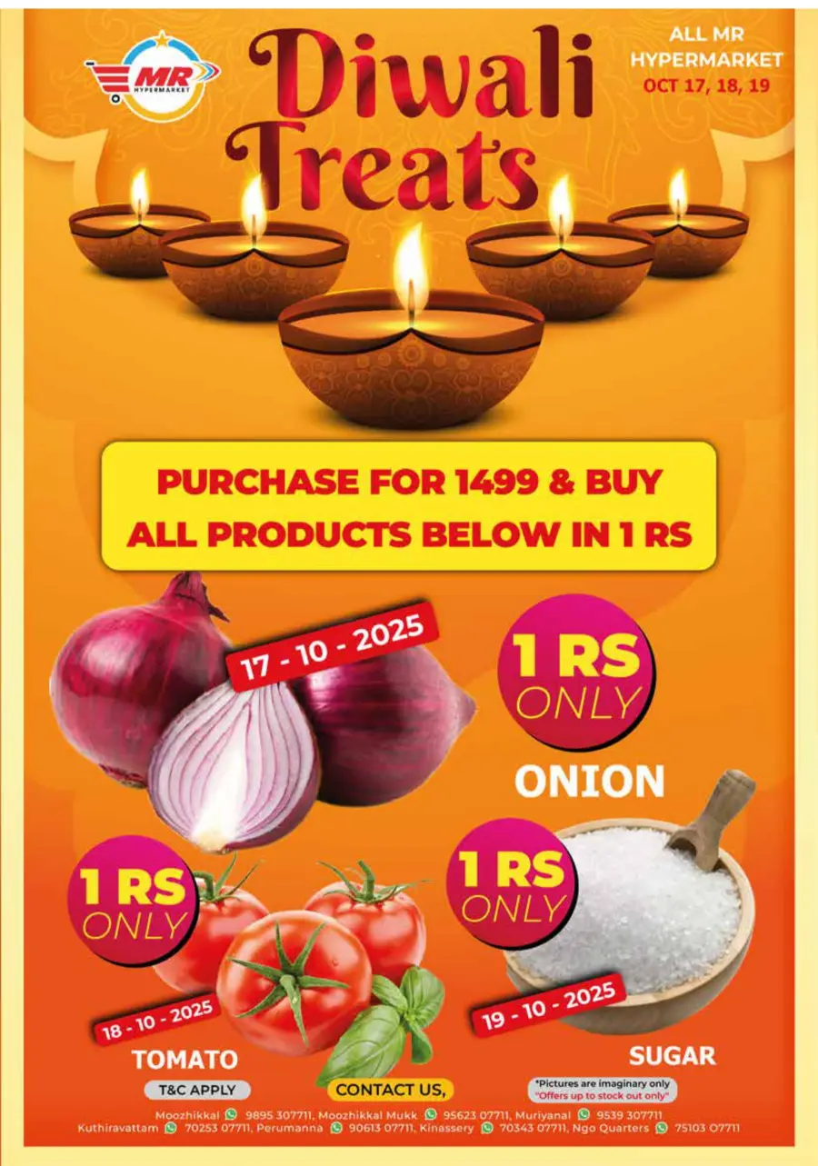 Diwali offers In MR Hypermarket Calicut